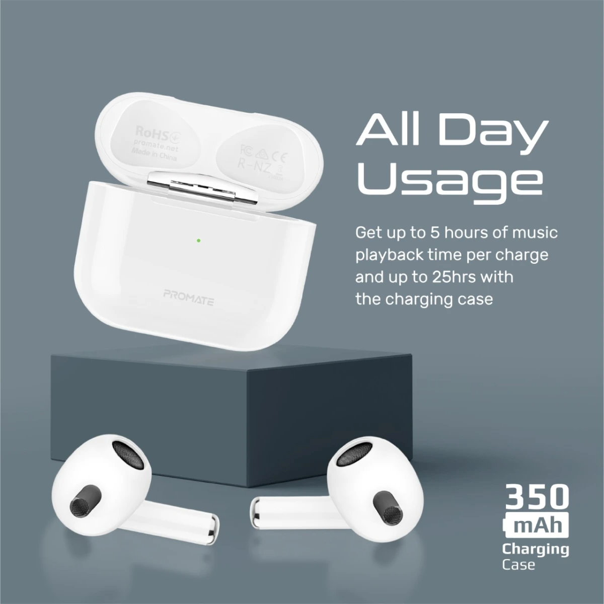 Promate FreePods 2 True Wireless Earbuds Promate FreePods 2 True Wireless Earbuds